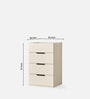 Toscana Chest Of Drawer In Cream Colour
