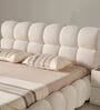 Toscana Queen Size Bed In Cream Colour with Hydraulic Storage