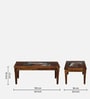 Toscano Sheesham Wood Coffee Table In Provincial Teak Finish