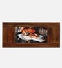 Toscano Sheesham Wood Console Table In Provincial Teak Finish