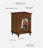Toscano Sheesham Wood End Table In Provincial Teak Finish