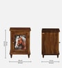 Toscano Sheesham Wood End Table In Provincial Teak Finish