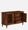 Toscano Sheesham Wood Sideboard In Provincial Teak Finish