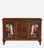 Toscano Sheesham Wood Sideboard In Provincial Teak Finish