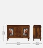 Toscano Sheesham Wood Sideboard In Provincial Teak Finish