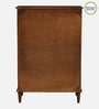 Toscano Sheesham Wood Tall Cabinet In Provincial Teak Finish