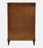 Toscano Sheesham Wood Tall Cabinet In Provincial Teak Finish