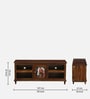 Toscano Sheesham Wood TV Console in Provincial Teak Finish for TVs up to 48"