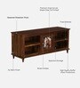 Toscano Sheesham Wood TV Console in Provincial Teak Finish for TVs up to 48"