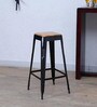 Tosh Bar Stool In Black Colour