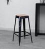 Tosh Bar Stool In Black Colour