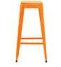 Anat Metal Bar Stool In Orange Colour