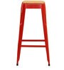 Anat Metal Bar Stool In Red Colour