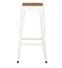 Tosh Bar Stool in White Colour