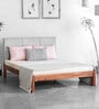 Toshi Queen Size Bed In Natural Finish
