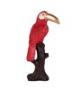 Toucan Bird Red Polyresin Figurine