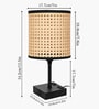 Touch Table Lamp with USB A + Type C Charging Ports Dual AC Outlets, Touch Control