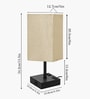 Touch Table Lamp with USB A + Type C Charging Ports Dual AC Outlets, Touch Control