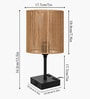 Touch Table Lamp with USB A + Type C Charging Ports Dual AC Outlets, Touch Control