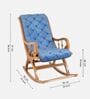 Touffy Solid Wood Rocking Chair In Teak Finish