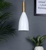 Toulon White Aluminum Hanging Light