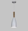 Toulon White Aluminum Hanging Light