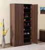 Touma Shoe Cabinet in Walnut Finish