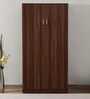 Touma Shoe Cabinet in Walnut Finish