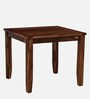 Tourconing Sheesham Wood 4 Seater Dining Table In Rustic Teak Finish