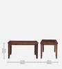 Tourconing Sheesham Wood 6 Seater Dining Set In Rustic Teak Finish