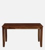 Tourconing Sheesham Wood 6 Seater Dining Set In Rustic Teak Finish