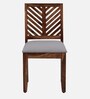 Tourconing Sheesham Wood 6 Seater Dining Set In Rustic Teak Finish