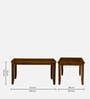 Tourconing Sheesham Wood 6 Seater Dining Set in Scratch Resistant Provincial Teak Finish With Bench