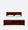 Tourconing Sheesham Wood King Size Bed In Honey Oak Finish