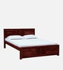 Tourconing Sheesham Wood King Size Bed In Honey Oak Finish