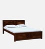 Tourconing Sheesham Wood King Size Bed In Provincial Teak Finish