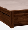 Tourconing Sheesham Wood King Size Bed In Provincial Teak Finish With Drawer Storage