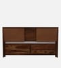 Tourconing Sheesham Wood King Size Bed In Provincial Teak Finish With Hydraulic Storage