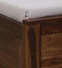 Tourconing Sheesham Wood King Size Bed In Provincial Teak Finish With Hydraulic Storage