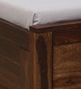 Tourconing Sheesham Wood King Size Bed In Provincial Teak Finish With Hydraulic Storage