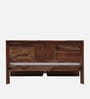 Tourconing Sheesham Wood King Size Bed In Rustic Teak Finish With Drawer Storage