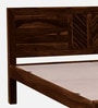Tourconing Sheesham Wood Queen Size Bed In Provincial Teak Finish