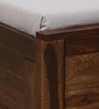 Tourconing Sheesham Wood Queen Size Bed In Provincial Teak Finish With Hydraulic Storage