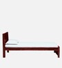 Tourconing Sheesham Wood Single Bed In Honey Oak Finish