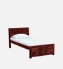 Tourconing Sheesham Wood Single Bed In Honey Oak Finish