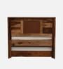 Tourconing Sheesham Wood Single Bed In Rustic Teak Finish With Trundle