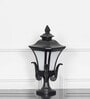 Tournai Single Light Outdoor Pedestal Gate Light In Black Finish
