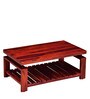 Tova Sheesham Wood Coffee Table in Honey Oak Finish