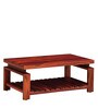 Tova Sheesham Wood Coffee Table in Honey Oak Finish
