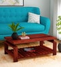Tova Sheesham Wood Coffee Table in Honey Oak Finish